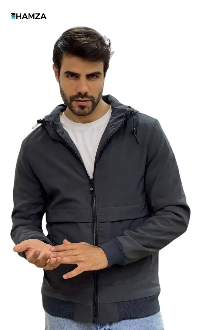 جاكت مستورد تركي 🇹🇷_رمادى_3XL