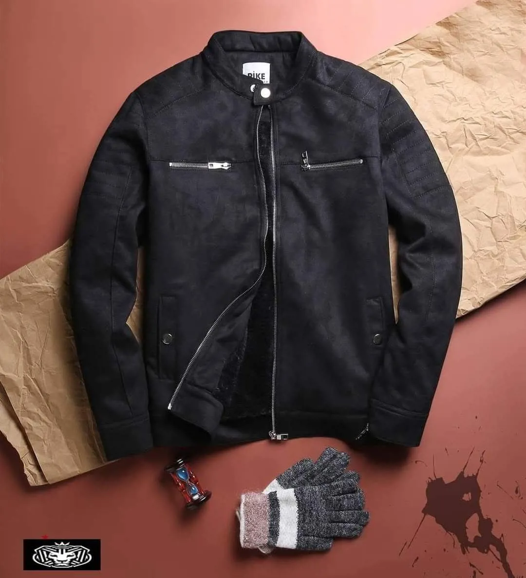 جاكت مستورد تركي 🇹🇷_اسود_3XL