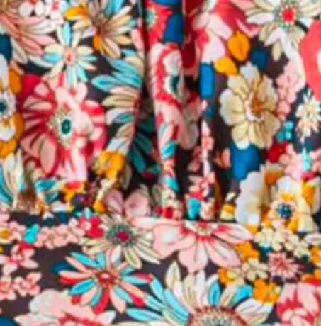 Multicolor Floral Print Spaghetti Strap Dress