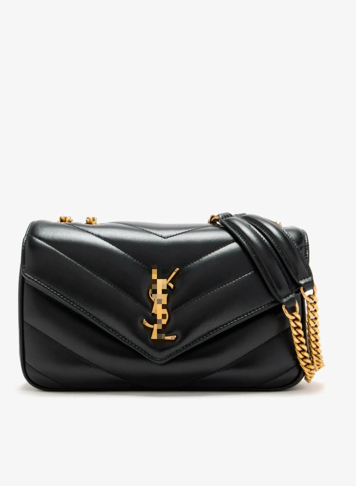 Saint Laurent Lulu Small Chain Bag_Black