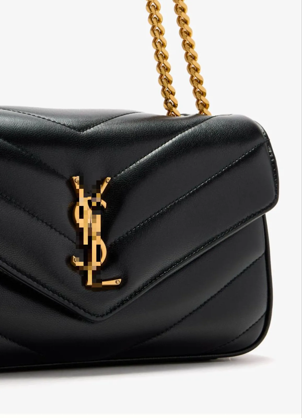Saint Laurent Lulu Small Chain Bag_Black