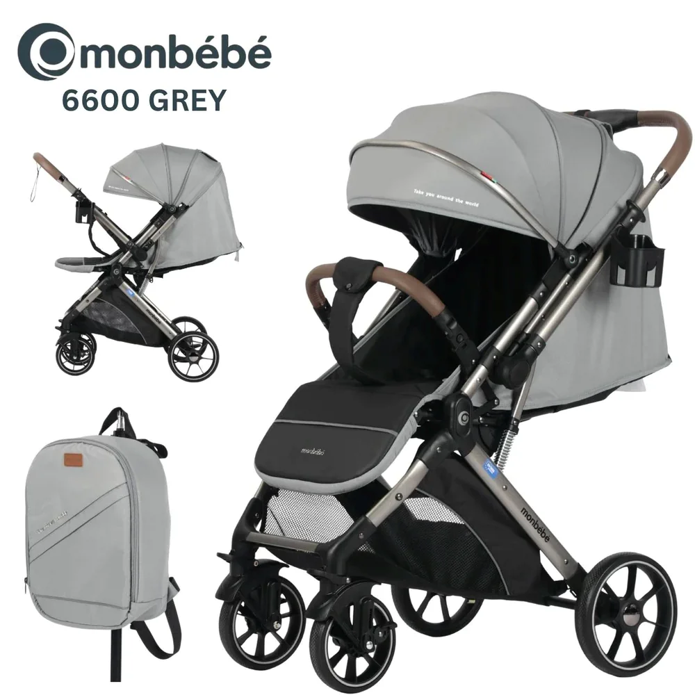 عربة أطفال MonBébé 6600خفيفة وقابلة للطي للسفر