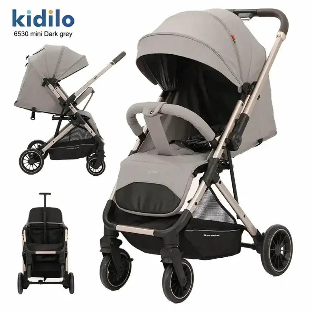 kidilo 6530 Mini Baby Stroller عربة أطفال خفيفة قابلة للطي للسفر والتنقل اليومي