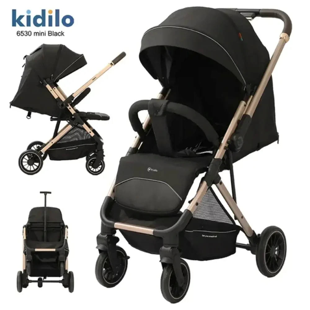 kidilo 6530 Mini Baby Stroller عربة أطفال خفيفة قابلة للطي للسفر والتنقل اليومي
