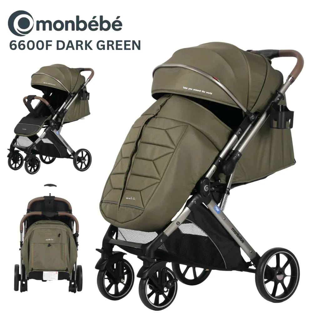 MonBébé 6600F عربة أطفل خفيفة وقابلة للطي للسفر