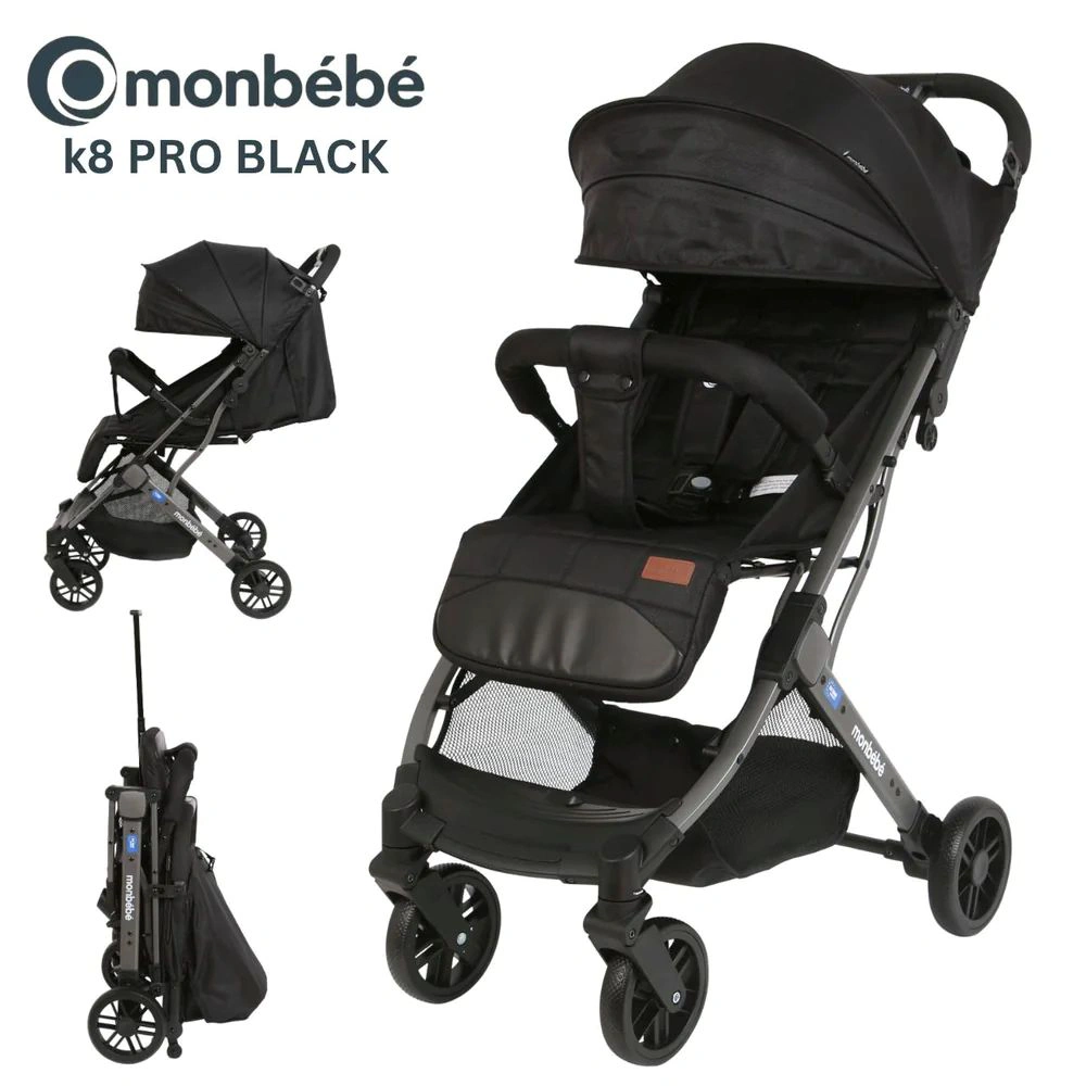 عربة أطفالMonBébé K8 Pro خفيفة وقابلة للطي للسفر