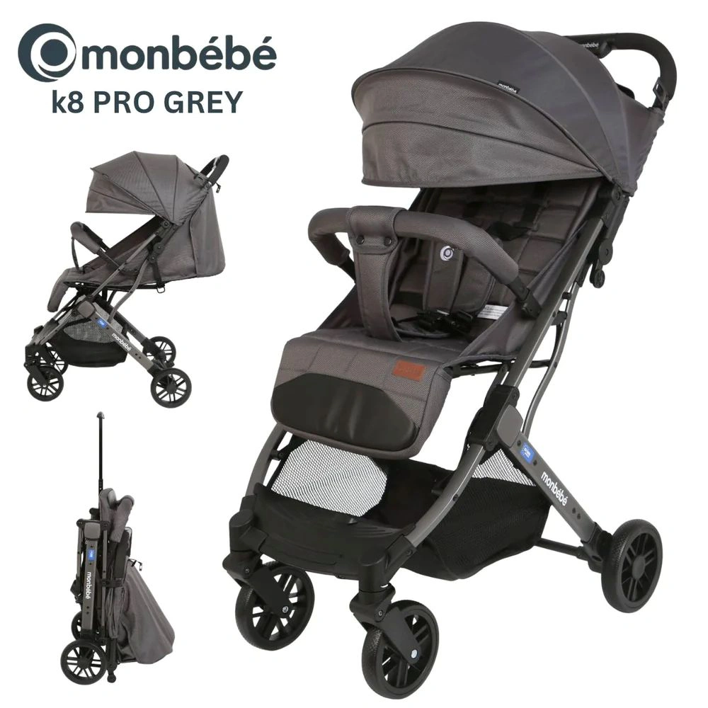 عربة أطفالMonBébé K8 Pro خفيفة وقابلة للطي للسفر