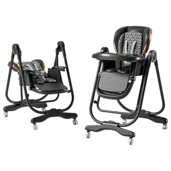 كرسي طعام وأرجوحة أطفال Kidilo KD169 – 2 في 1 للراحة والتغذية