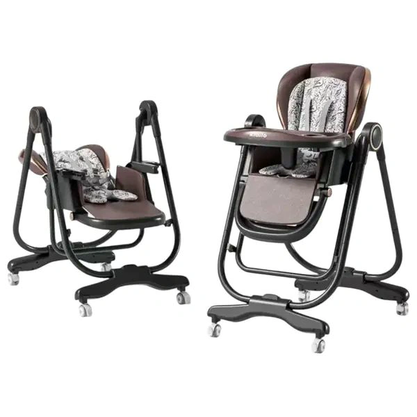 كرسي طعام وأرجوحة أطفال Kidilo KD169 – 2 في 1 للراحة والتغذية