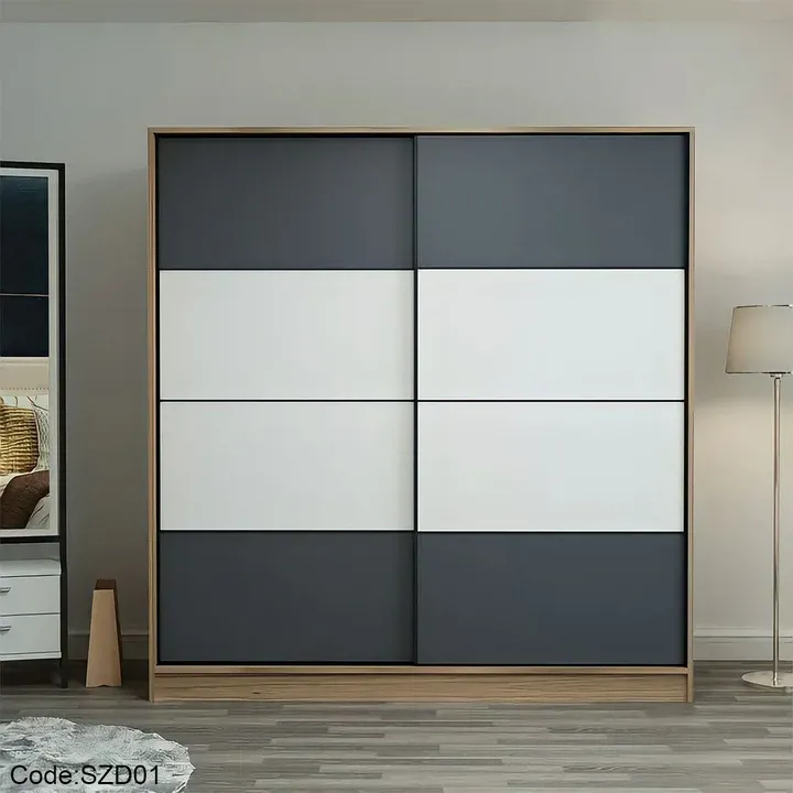 دولاب mdf ضلفتين - KND01