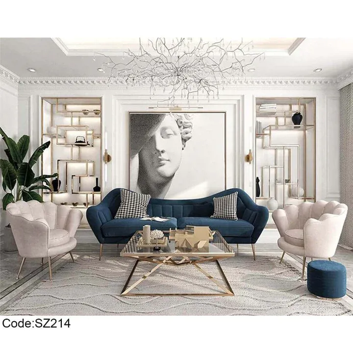 انتريه مودرن 4 قطع بترولي و بيج – KN214