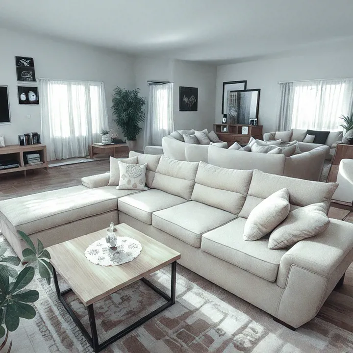 ركنة مودرن 2025 كتان-KN1008