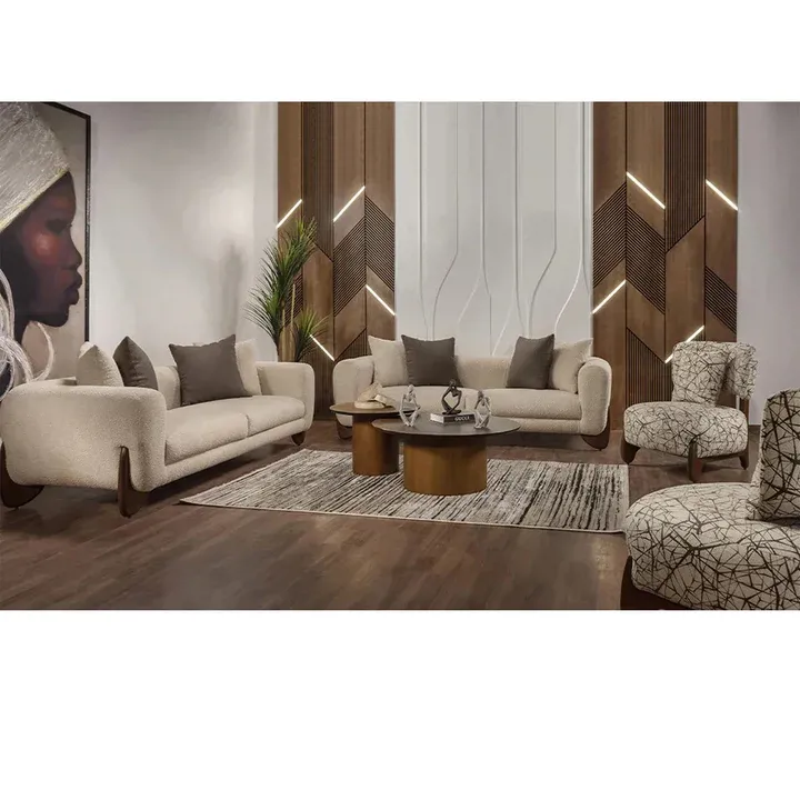 انتريه بتصميم عصري 4 قطع-KN283_اوف وايت