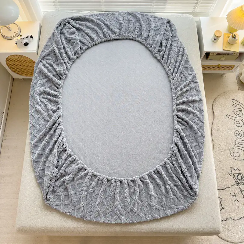 Mattress protector heater_light blue