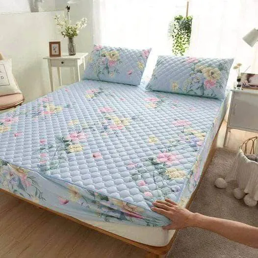 Mattress protector heater_light blue