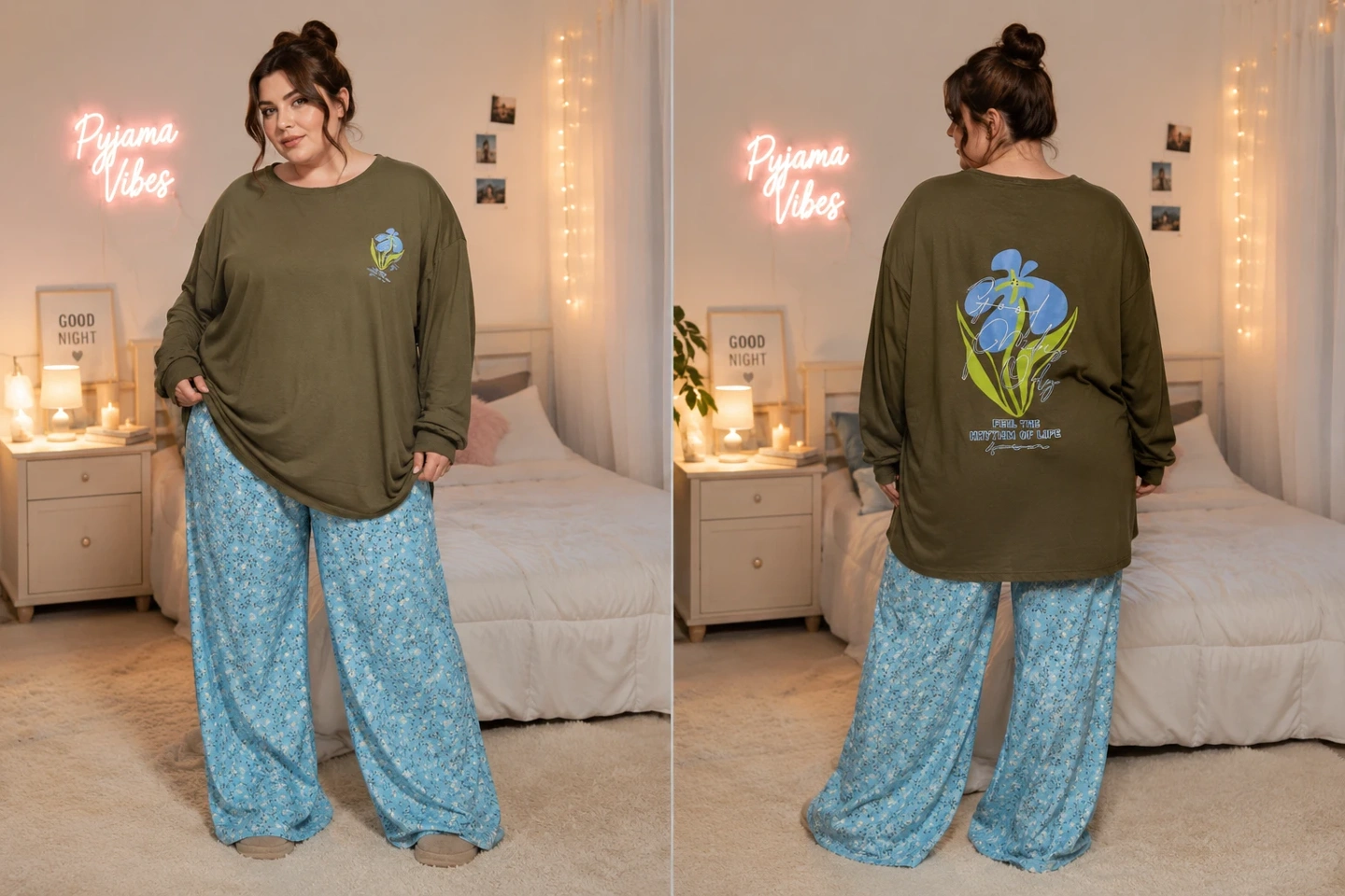 The Lia Relaxed Garden Pyjama