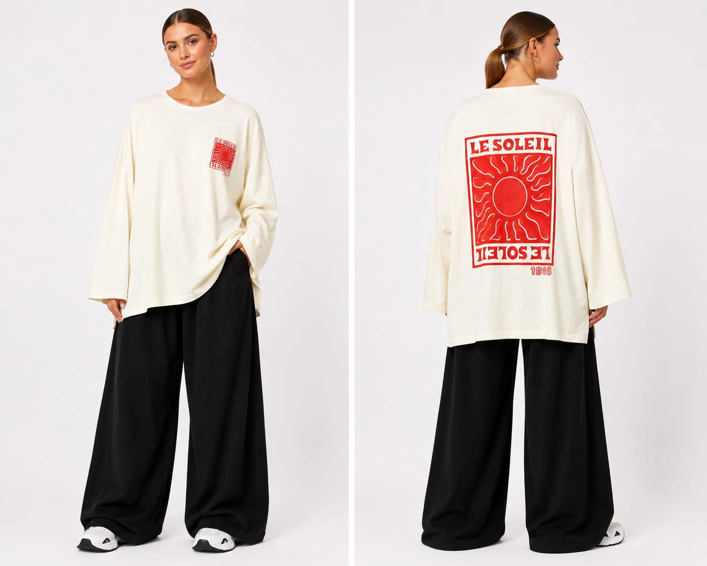 printed t-shirt_One size: 100-150kg_Off-White