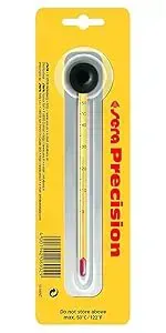 ترمومتر سيرا زجاج لقياس درجة حرارة الماء 