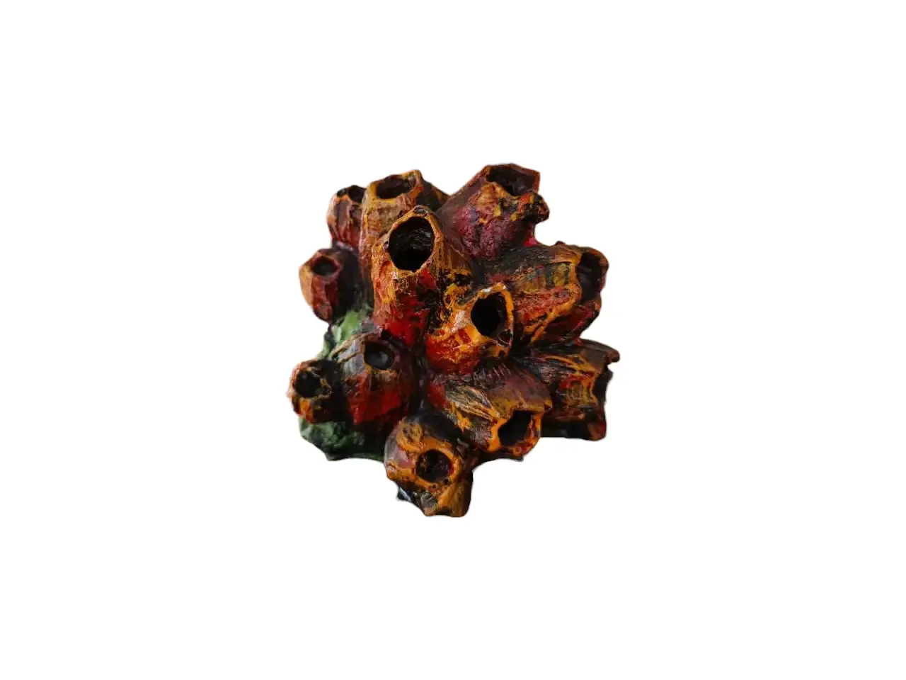  ديكور حوض سمك صناعي من الراتنج على شكل مرجان أو جذع شجرة