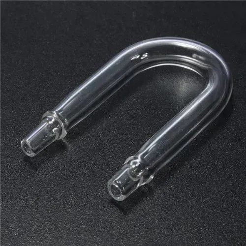  أنبوب زجاجي على شكل حرف U