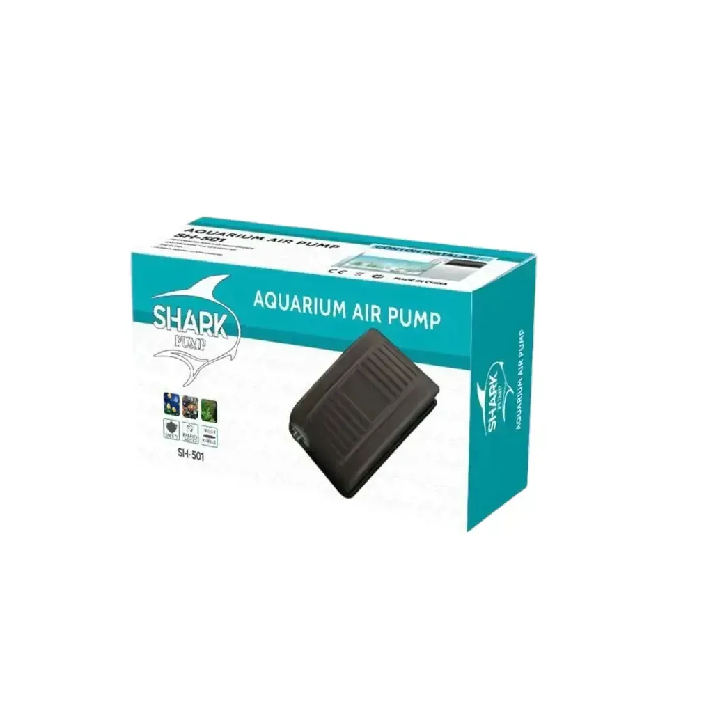  مضخة هواء لحوض السمك من طراز "SH-501 Shark Pump