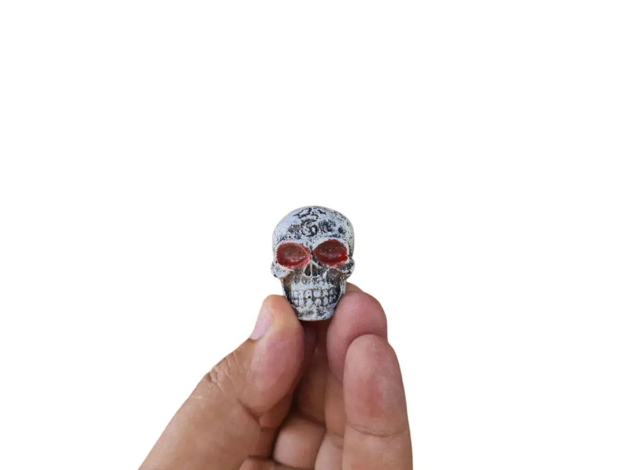 ديكور جمجمة صغيرة لحوض السمك