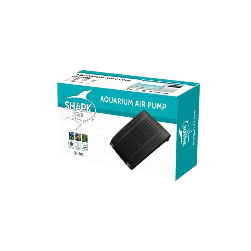  مضخة هواء لحوض السمك من طراز "SH-502 Shark Pump