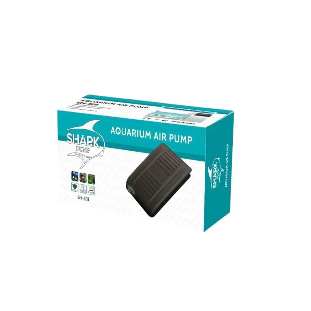  مضخة هواء لحوض السمك من طراز "SH-501 Shark Pump