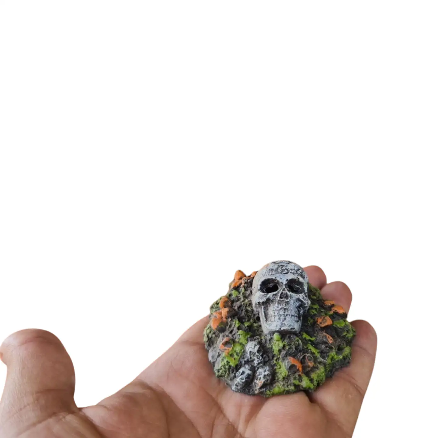 ديكور جمجمة لحوض السمك