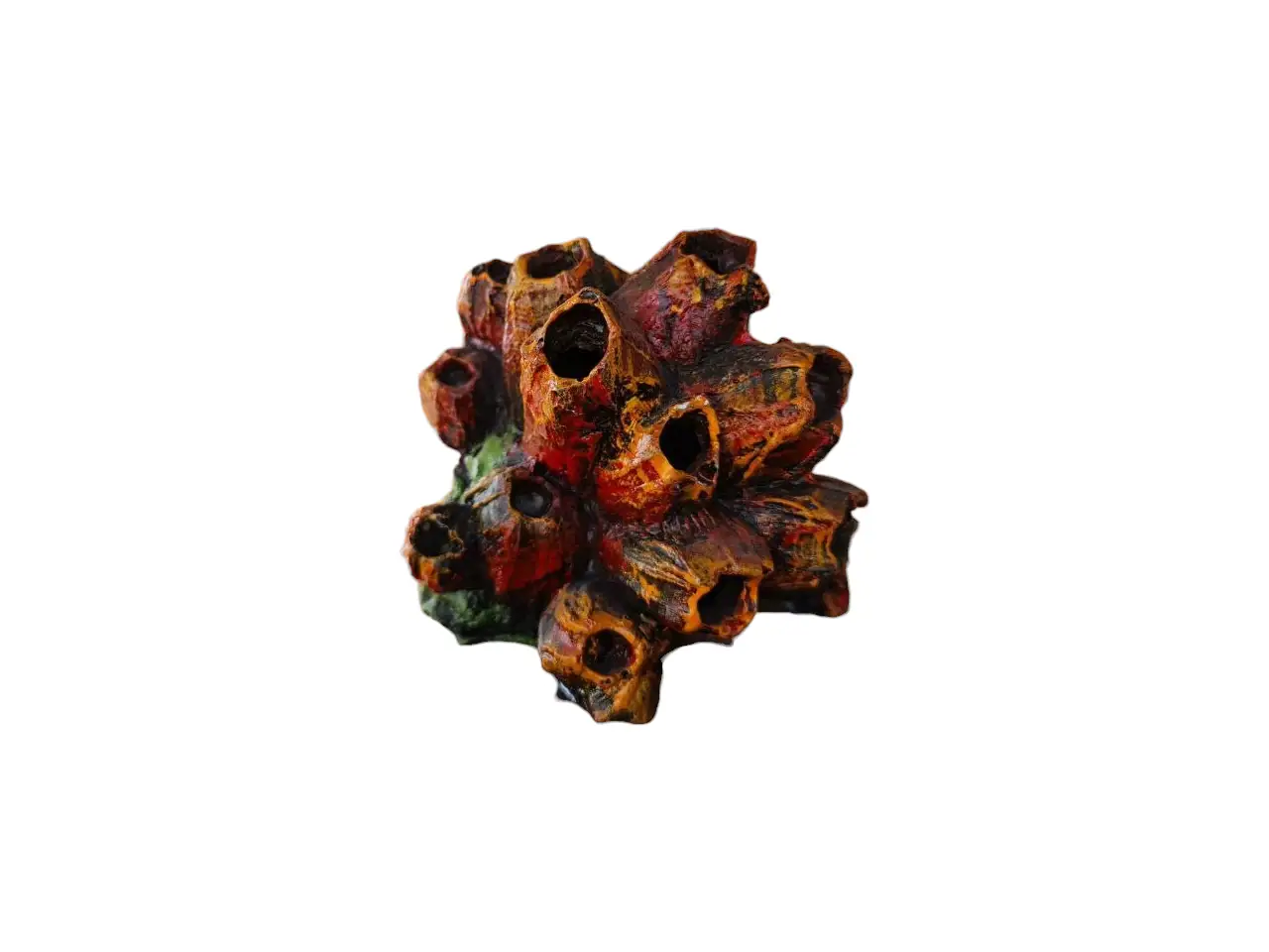  ديكور حوض سمك صناعي من الراتنج على شكل مرجان أو جذع شجرة