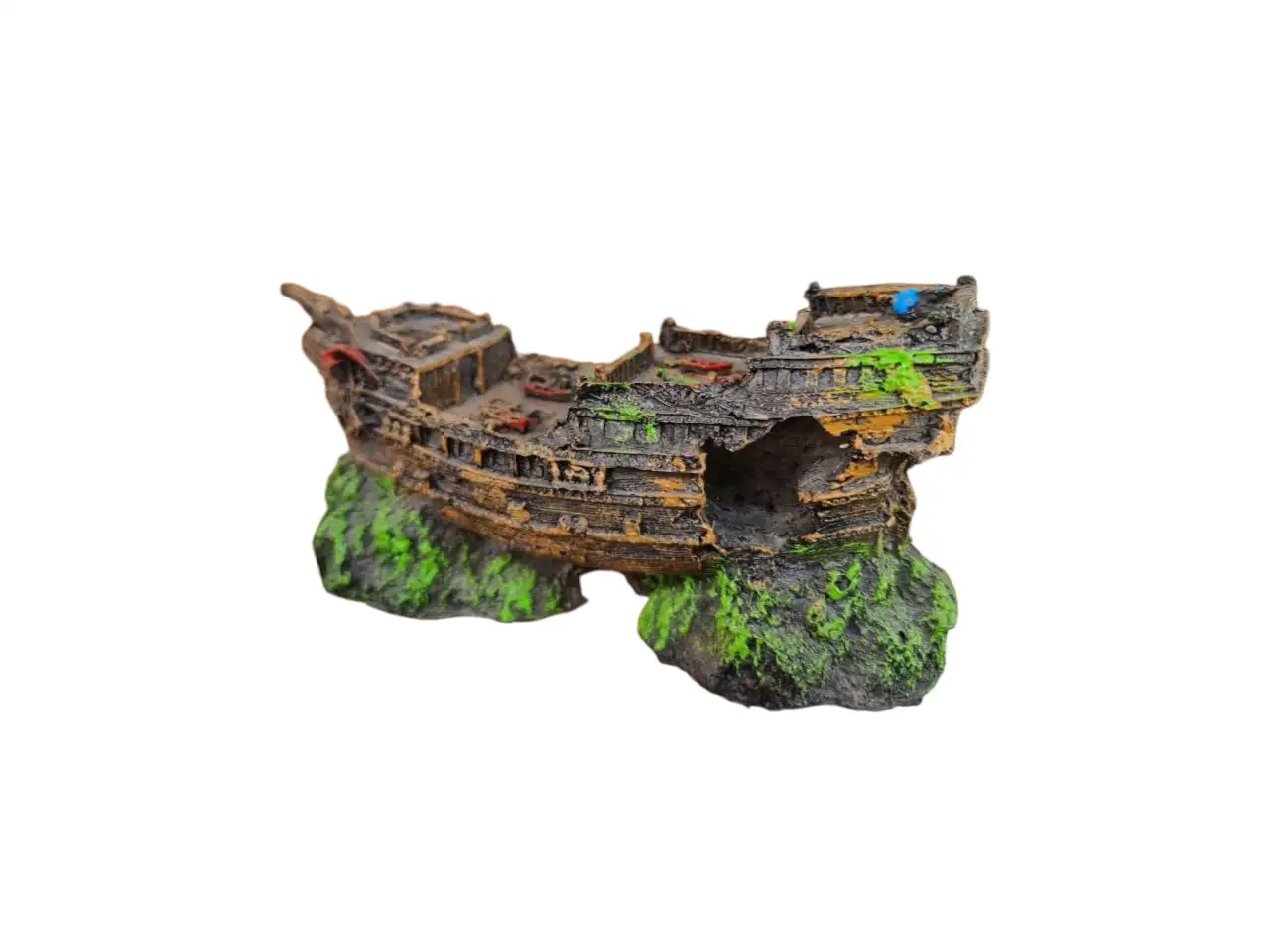 ديكور سفينة لحوض السمك