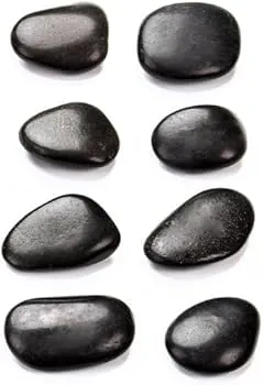 زلط اسود طبيعي لتزيين حوض السمك من 3 ل 6 سم