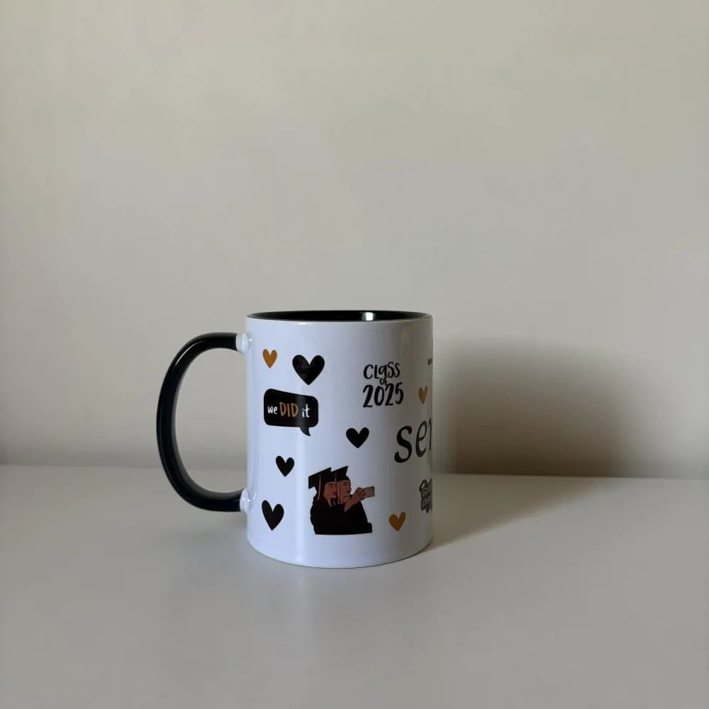 كوب تخرج استيكرات 