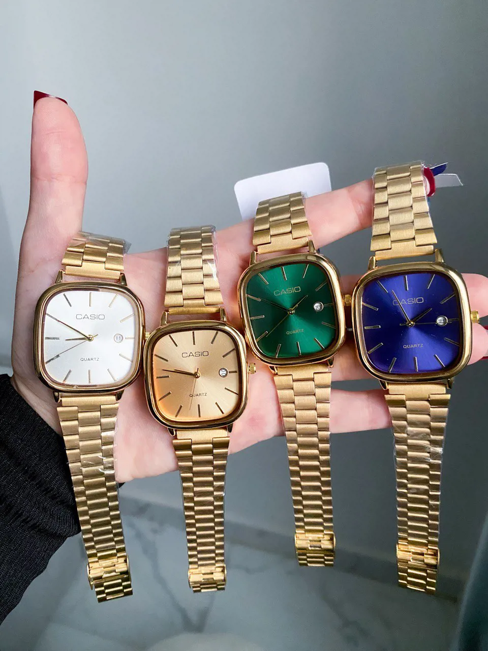 كاسيوا_اخضر_ذهبى