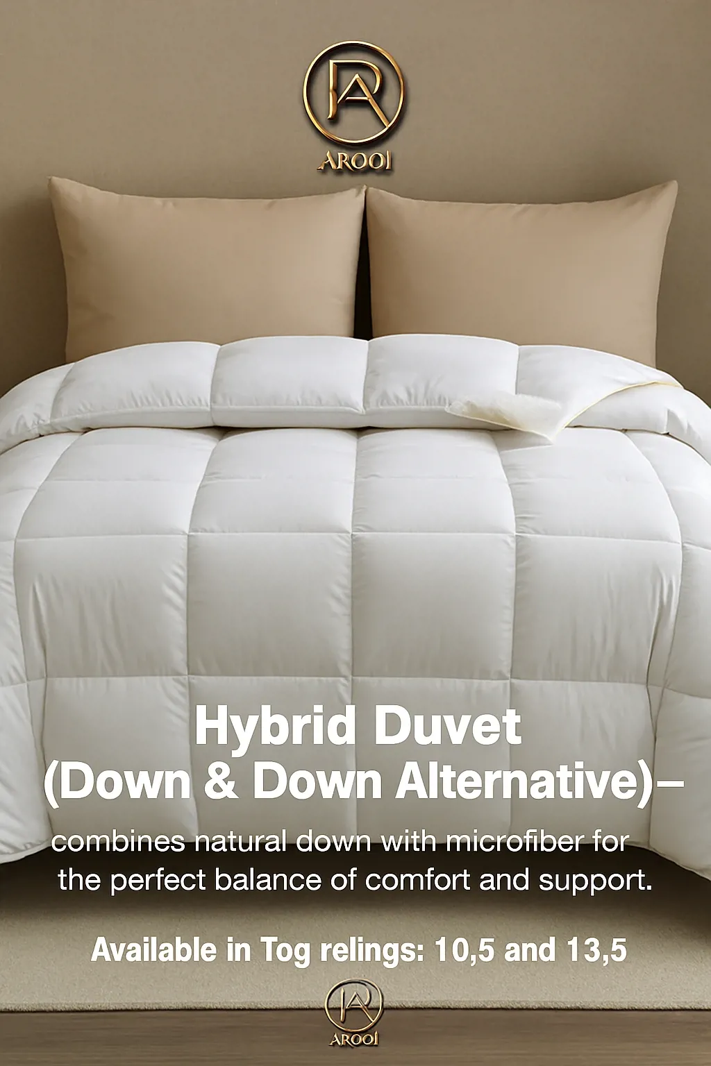 لحاف مزدوج (ريش وبديل ريش)