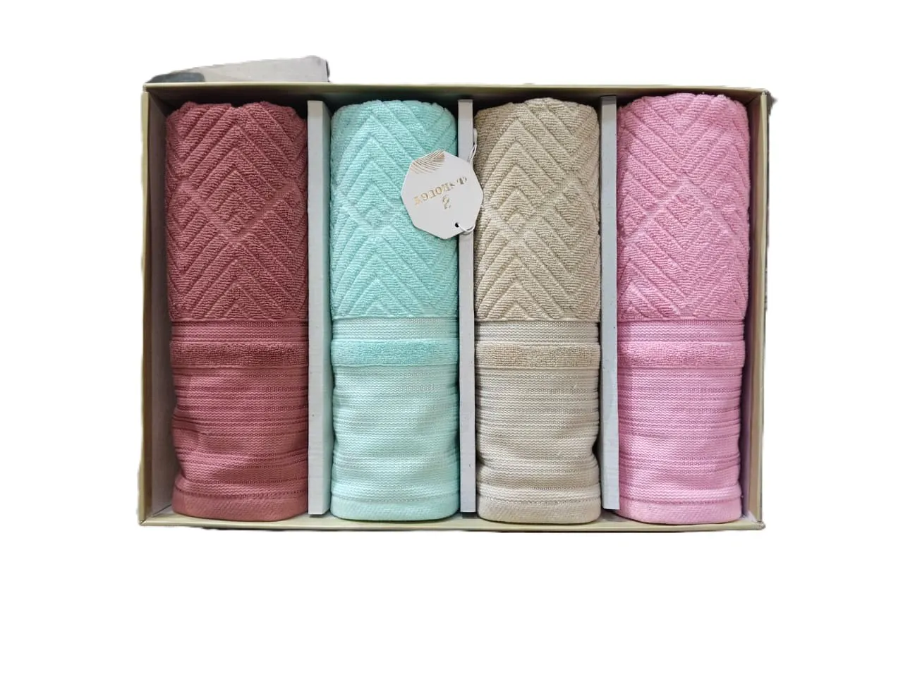 طقم فوط السروجى 4 قطع مقاس 50×90 سم