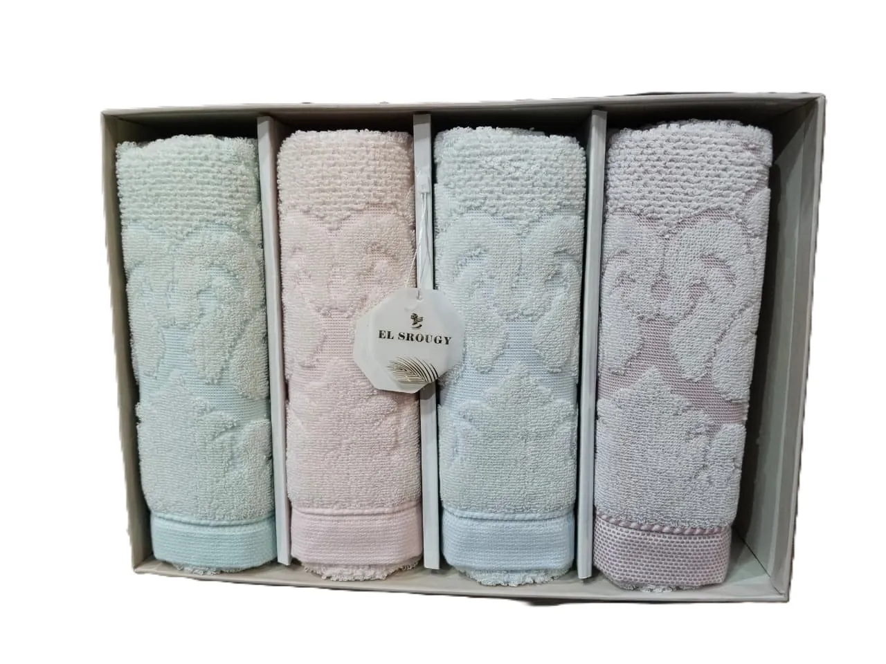 طقم فوط السروجى 4 قطع مقاس 50×100 سم