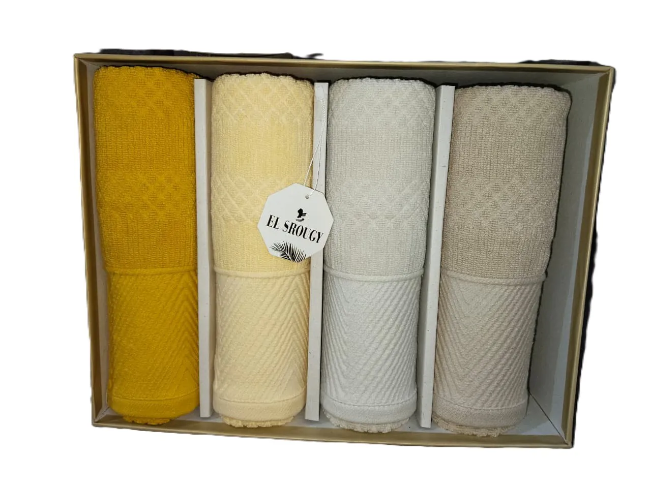 طقم فوط السروجى 4 قطع 50× 90 سم