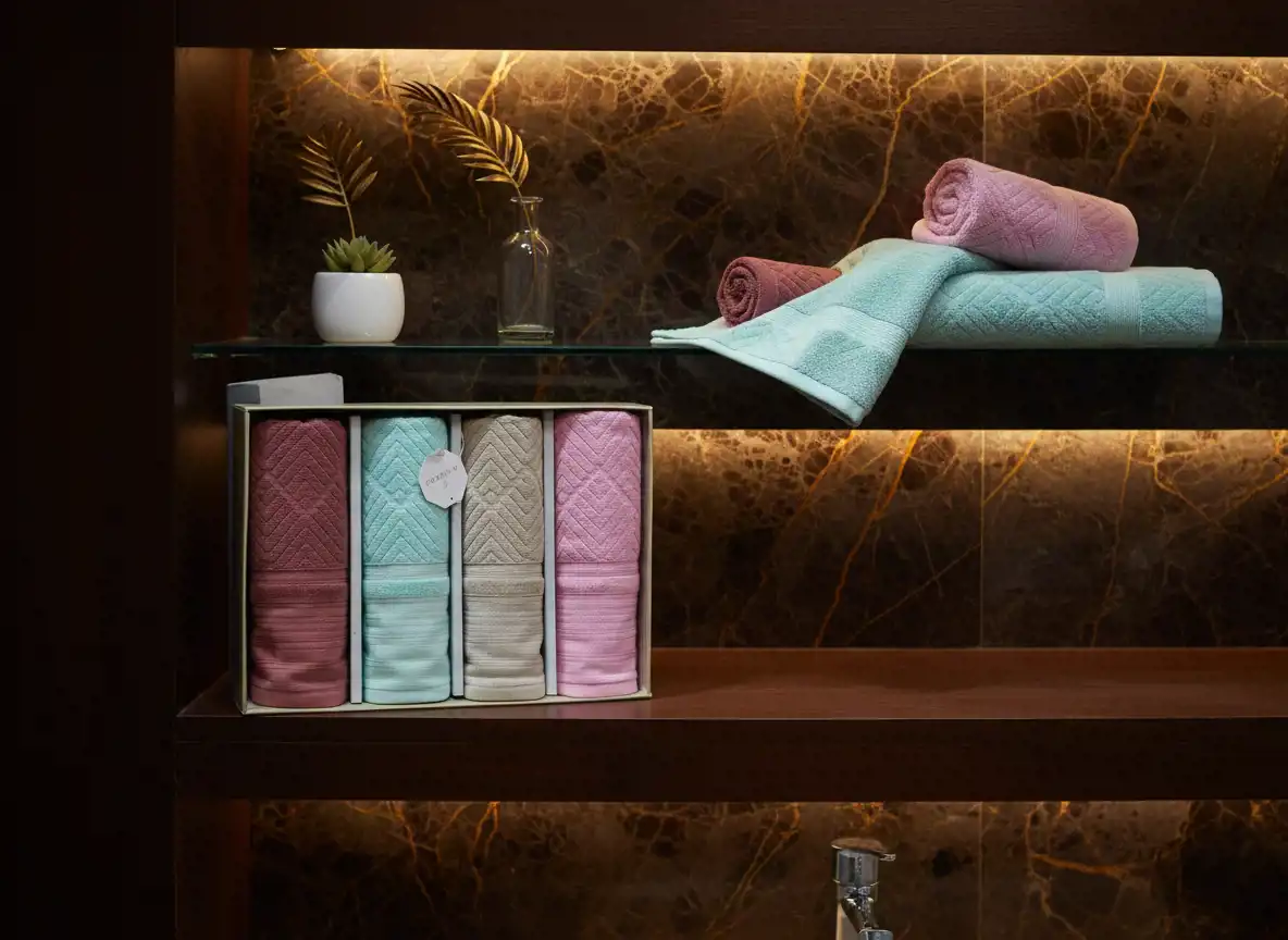 طقم فوط السروجى 4 قطع مقاس 50×90 سم