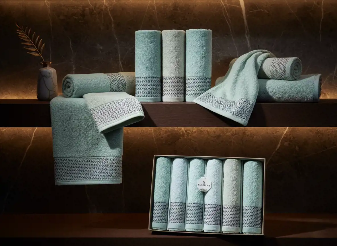 طقم فوط 6 قطع السروجى مقاس 50×80 سم