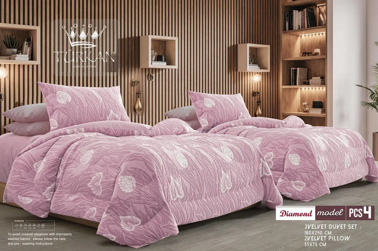 لحاف شبابى 4 قطع 2 لحاف مقاس 180×240 سم 2 خدادية مقاس 75×55 سم_5