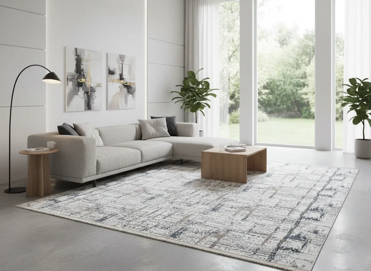 حافظة سجاد قطيفة مقاس 200 ×280 سم مع ظهر مانع للانزلاق