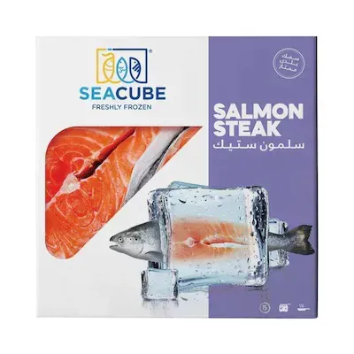 سلمون ستيك سى كيوب - 450 جرام