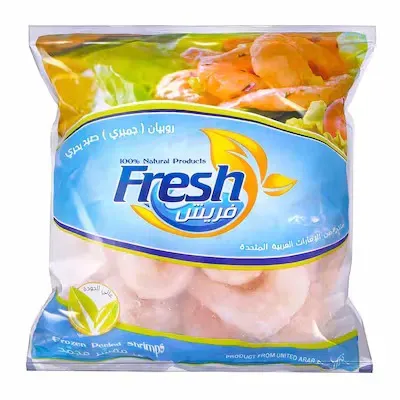 فريش جمبري مقشر مجمد - مقاس 20-40 -400 جرام