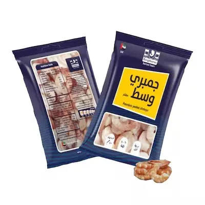 البسفور جمبري مقشر مجمد - مقاس 60/80 - 400 جرام