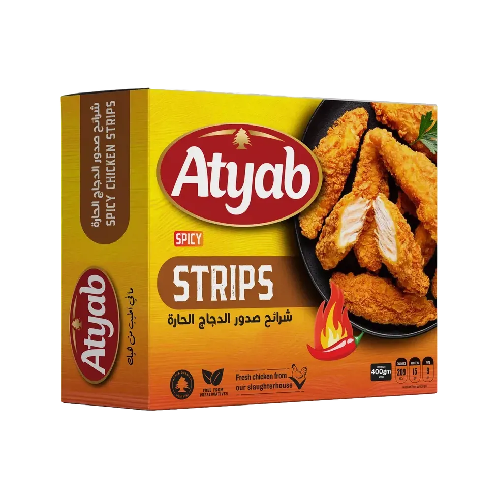 ستربس دجاج حار اطياب 400 جم