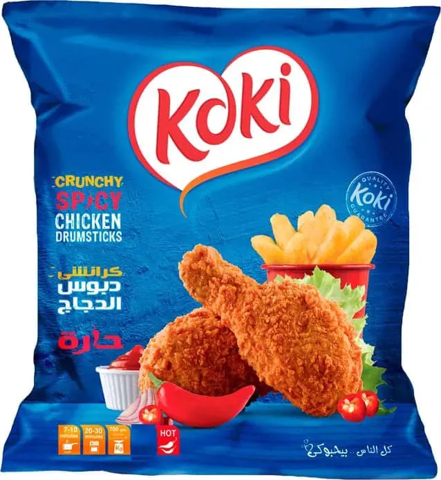 دبابيس فراخ كوكي مقرمشة حارة - 700جم