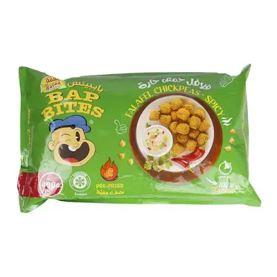 بسمة فلافل حمص نصف مقلية مجمدة حارة - 400 جرام