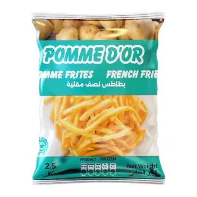 بطاطس نصف مقلية بوم دور - 2.5كجم