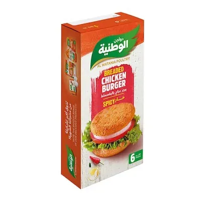 برجر الدجاج بالبقسماط الحار الوطنية - 450 جم